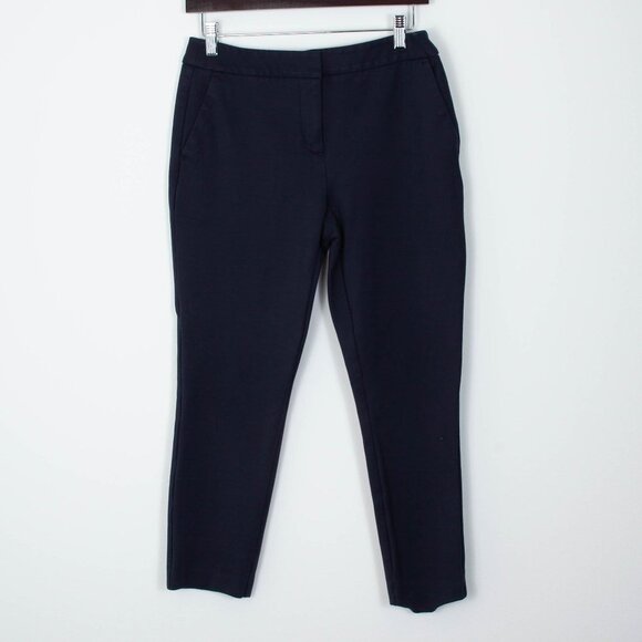 Boden Hampshire 7/8 Navy Blue Pants Womens Size 8 Petite - Picture 3 of 11